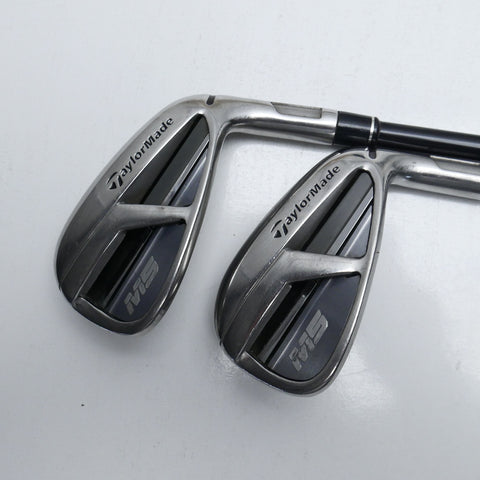 Used TaylorMade M5 Iron Set / 8 - PW + AW / Regular Flex