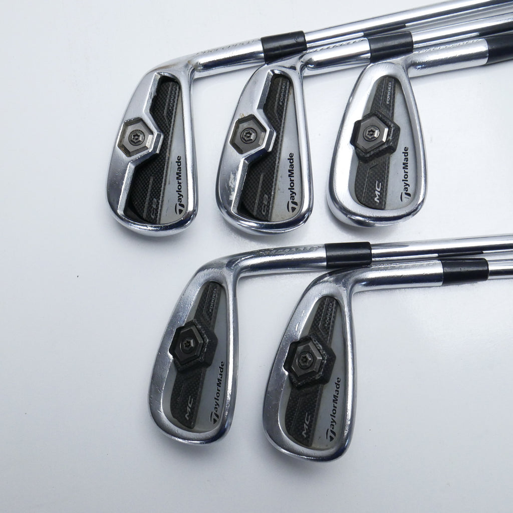 Used TaylorMade Tour Preferred CB & MC 2011 Combo Iron Set / 6 - PW / Stiff Flex