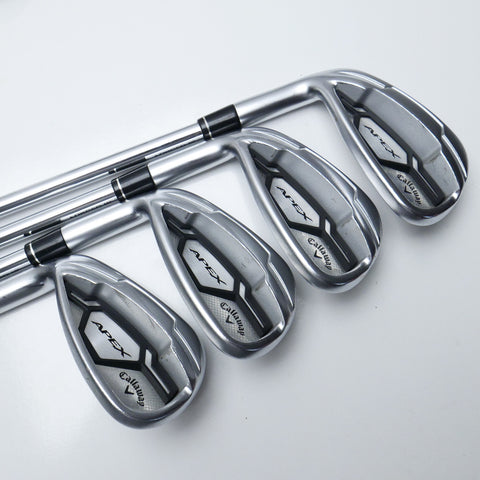 Used Callaway Apex CF16 Iron Set / 4 - PW + AW / Regular Flex / Left-Handed