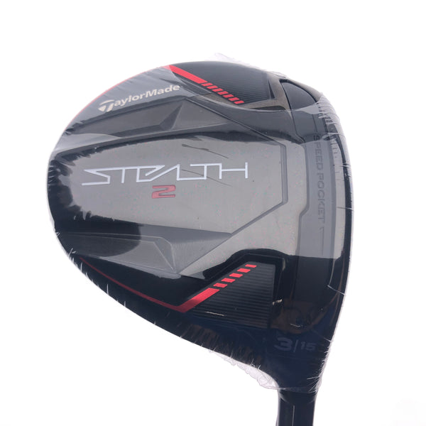 NEW TOUR ISSUE TaylorMade Stealth 2 3 Fairway / 15 Degrees / VELOCORE Stiff Flex - Replay Golf 