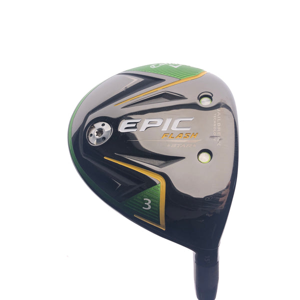 Used Callaway Epic Flash Star 3 Fairway Wood / 15 Degrees / Stiff Flex