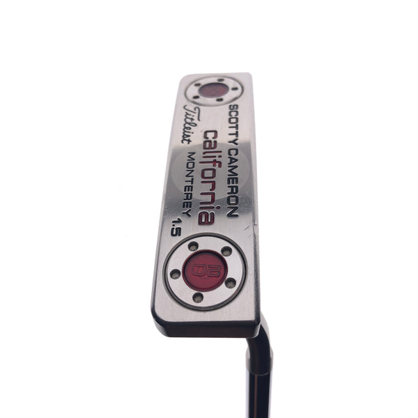 Used Scotty Cameron California Series Monterey 1.5 Sea Mist Putter / 34.0 Inches