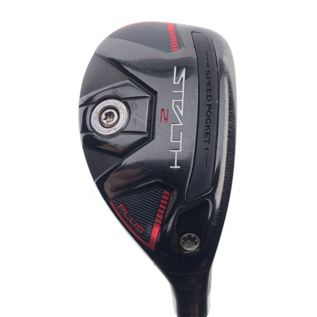 Used TaylorMade Stealth 2 Plus 3 Hybrid / 19.5 Degrees / X-Stiff Flex