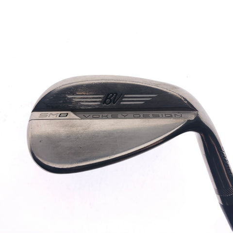 Used Titleist Vokey SM8 Brushed Steel Sand Wedge / 54.0 Degrees / Wedge Flex - Replay Golf 
