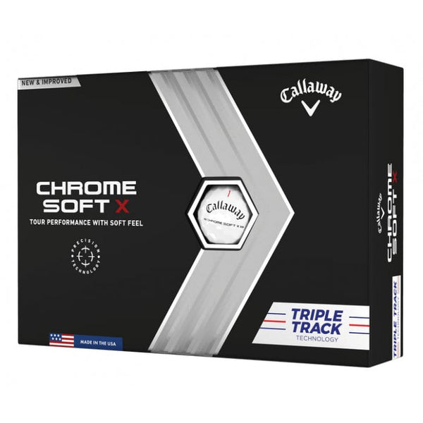 Callaway Chrome Soft X Triple Track 23 Balls - Replay Golf 