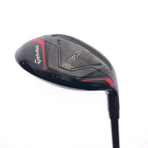 Used TaylorMade Stealth Rescue 4 Hybrid / 22 Degrees / Regular Flex