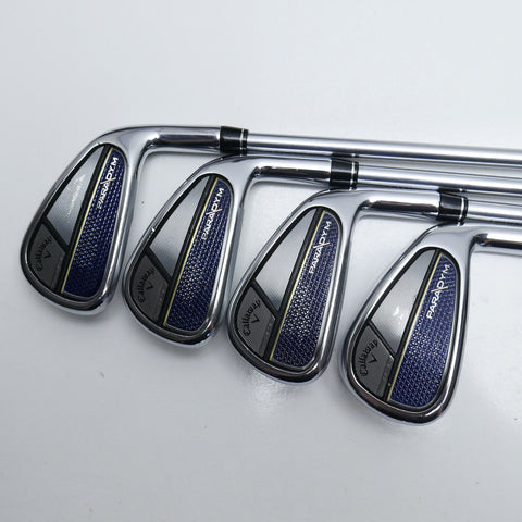 Used Callaway Paradym Iron Set / 5 - PW + AW / Stiff Flex