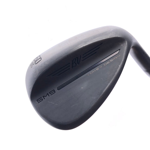Used Titleist SM9 Jet Black Lob Wedge / 60.0 Degrees / Wedge Flex - Replay Golf 