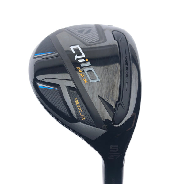 Used TaylorMade Qi10 Max 5 Hybrid / 27 Degrees / Stiff Flex