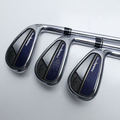 Used Callaway Paradym Iron Set / 4 - PW / Stiff Flex