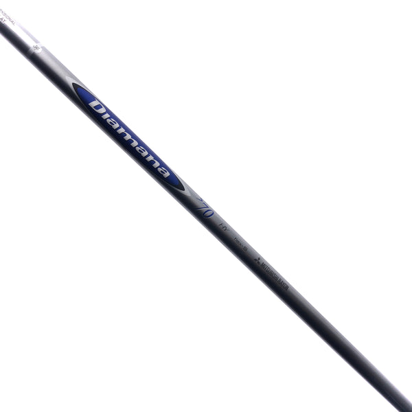 Used Mitsubishi Diamana S+ 70 / Hybrid Shaft / Stiff Flex / Titleist Adapter - Replay Golf 