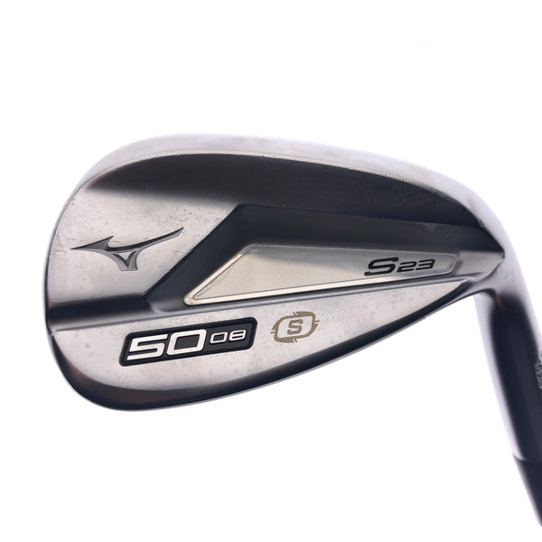 Used Mizuno S23 White Satin Gap Wedge / 50.0 Degrees / Wedge Flex