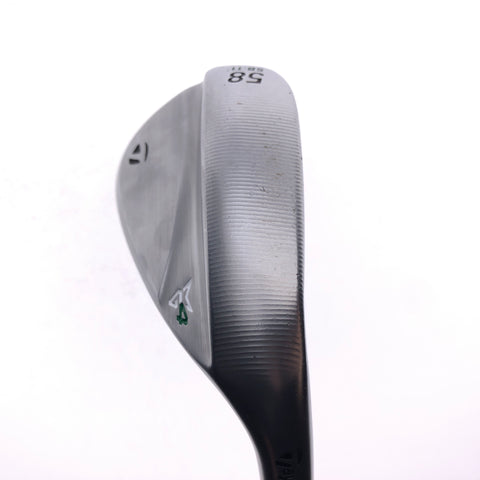 Used TaylorMade Milled Grind 4 Lob Wedge / 58.0 Degrees / Wedge Flex