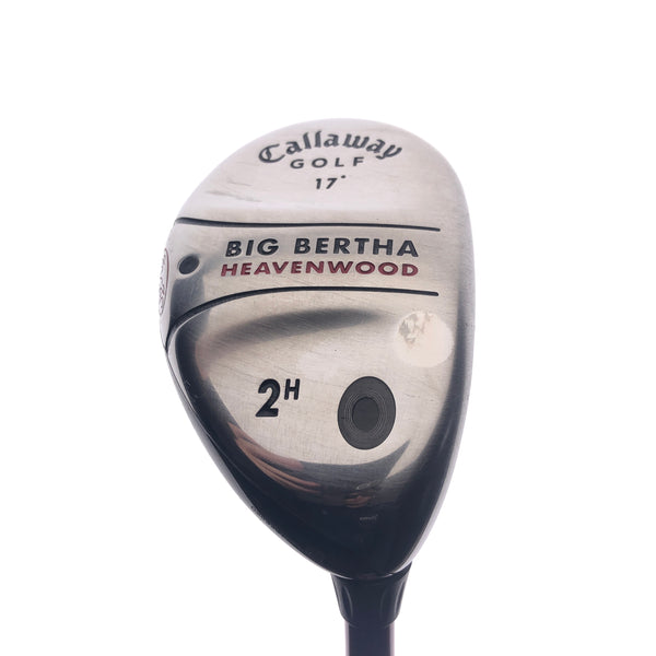 Used Callaway Big Bertha Heavenwood 2 Hybrid / 17 Degrees / Stiff Flex