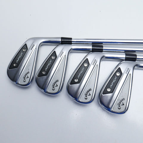 Used Callaway Apex Pro 24 Iron Set / 4 - PW / Stiff Flex