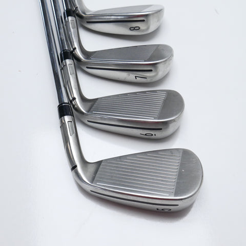 Used TaylorMade Stealth Iron Set / 5 - SW / Stiff Flex / Left-Handed