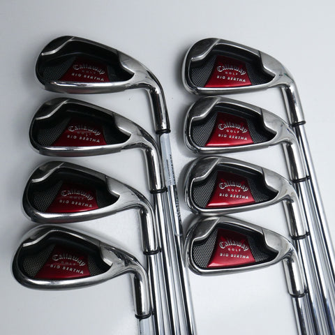 Used Callaway Big Bertha 2008 Iron Set / 4 - SW / Uniflex