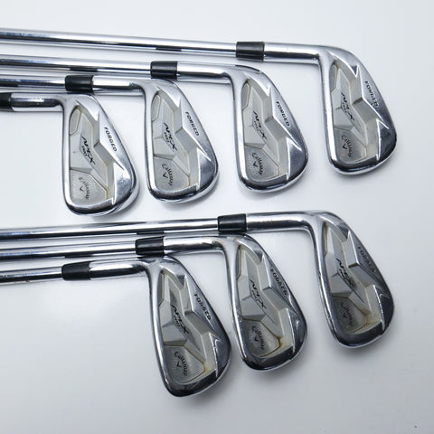 Used Callaway Apex Pro 19 Iron Set / 4 - PW / X-Stiff Flex / Left-Handed