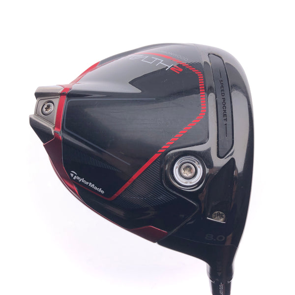 Used TaylorMade Stealth 2 Driver / 8.0 Degrees / Stiff Flex