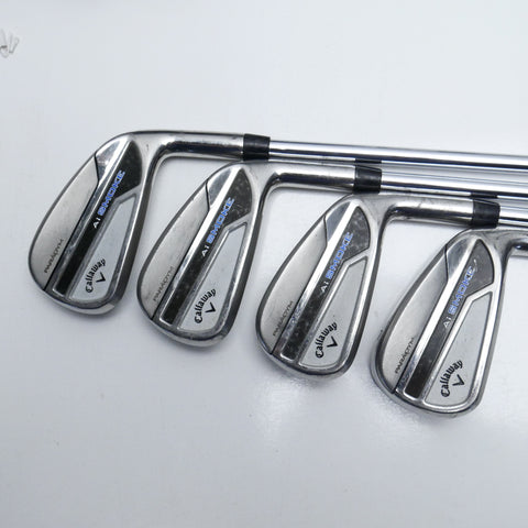 Used Callaway Paradym Ai Smoke Iron Set / 4 - PW / Stiff Flex