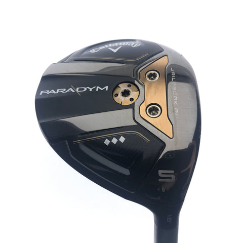 Used TOUR ISSUE Callaway Paradym TD 5 Fairway Wood / 18 Degrees / TX Flex