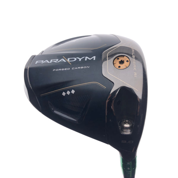 Used TOUR ISSUE Callaway Paradym Triple Diamond Driver / 9 Degrees / Stiff Flex