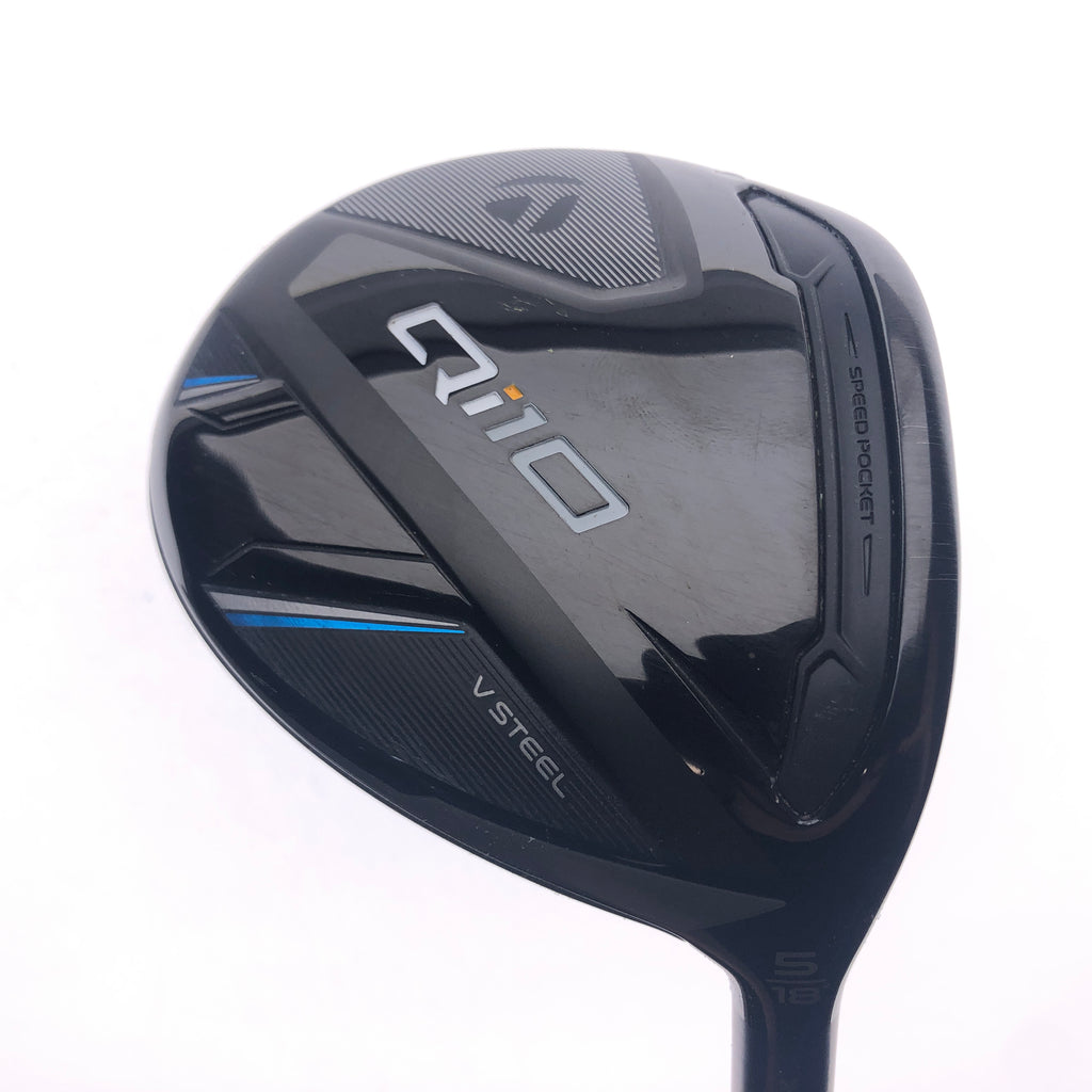 Used TaylorMade Qi10 5 Fairway Wood / 18 Degrees / Regular Flex - Replay Golf 