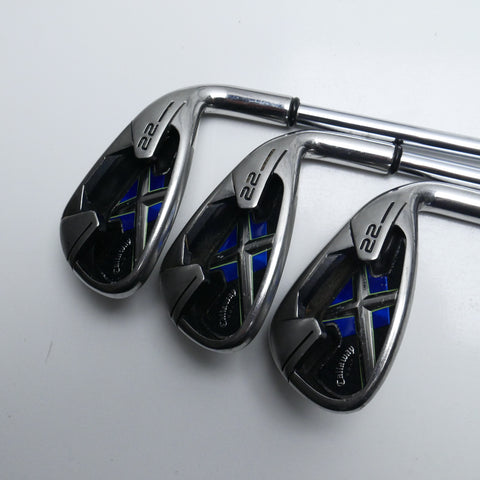 Used Callaway X-22 Iron Set / 4 - SW / Regular Flex