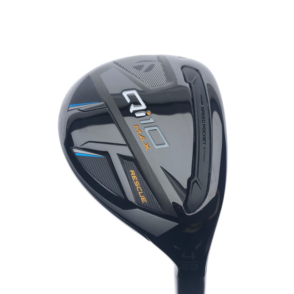 Used TaylorMade Qi10 Max 4 Hybrid / 23 Degrees / A Flex