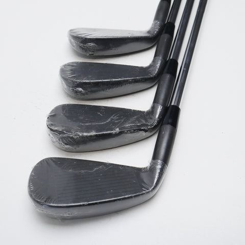 NEW Cobra King Forged Tec Black 2022 Iron Set / 4 - PW / Stiff Flex - Replay Golf 
