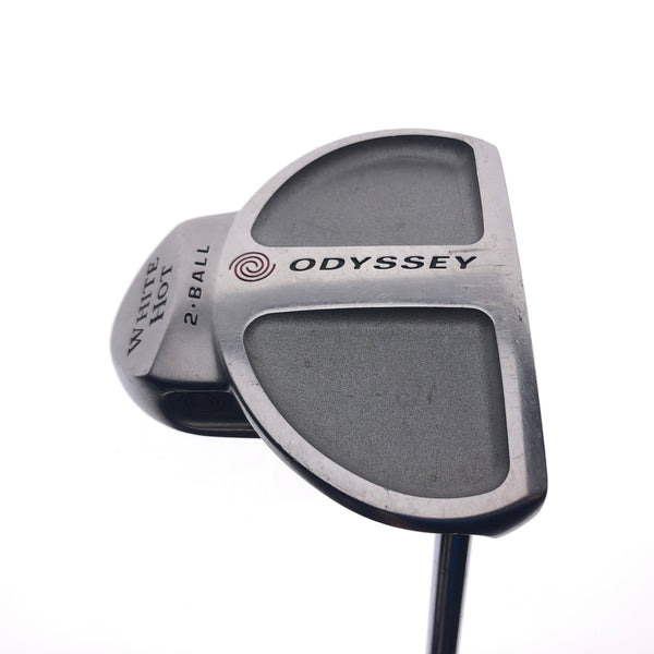 Used Odyssey White Hot 2-Ball Center Shaft Putter / 35.0 Inches - Replay Golf 