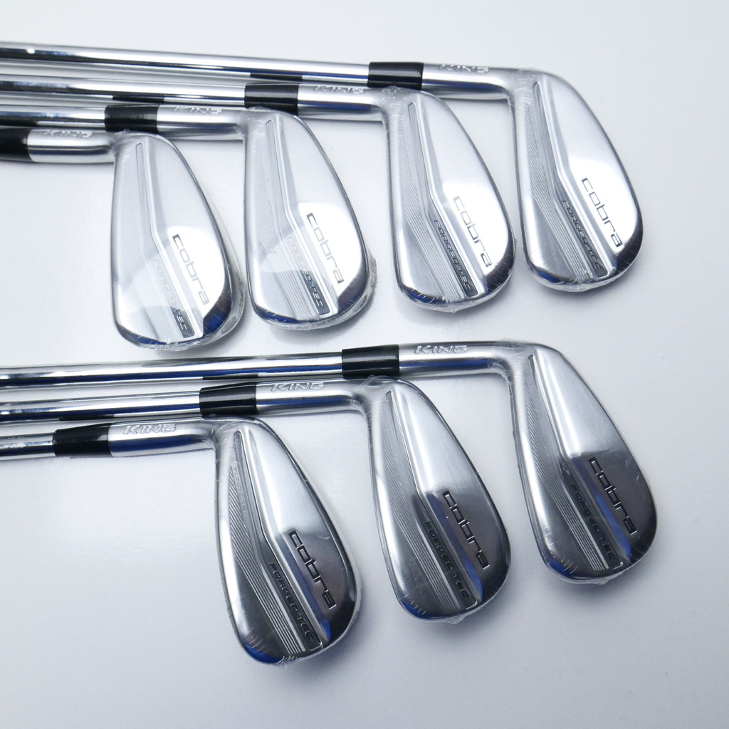 NEW Cobra King Forged Tec 2022 Iron Set / 4 - PW / Stiff Flex / Left-Handed