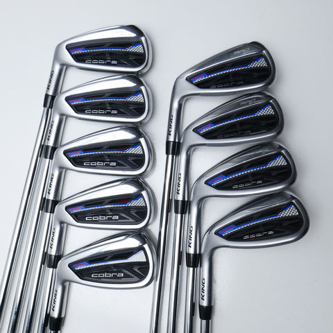 Used Cobra RAD Speed One Length Iron Set / 4 - SW + GW / Regular / Left-Handed