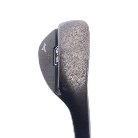 Used Mizuno MP-T4 Black Nickel Lob Wedge / 60.0 Degrees / X-Stiff Flex - Replay Golf 