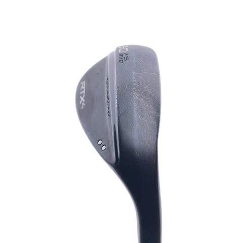 Used Cleveland RTX 4 Black Satin Lob Wedge / 60.0 Degrees / Stiff Flex - Replay Golf 