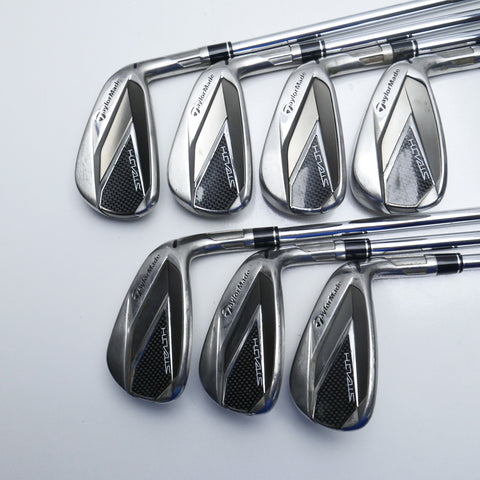 Used TaylorMade Stealth Iron Set / 5 - PW + AW / Regular Flex