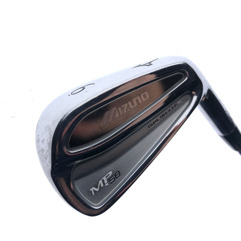 Used Mizuno MP-58 6 Iron / 31.0 Degrees / Regular Flex