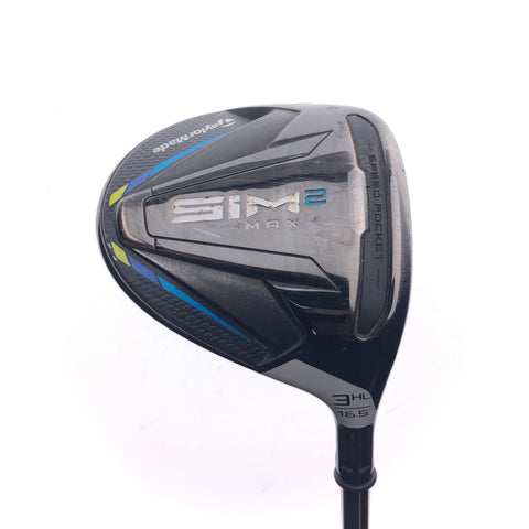 Used TaylorMade Sim2 Max 3  HL Fairway Wood / 16.5 Degrees / Stiff Flex