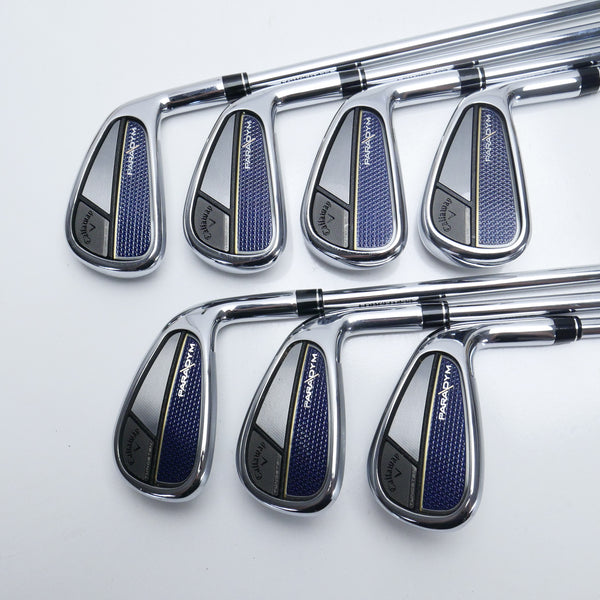 Used Callaway Paradym Iron Set / 4 - PW / Stiff Flex