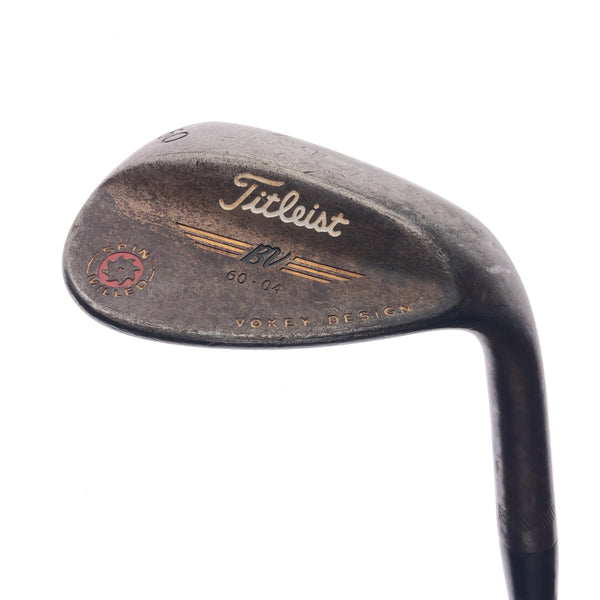 Used Titleist Vokey Spin Milled Red Lob Wedge / 60.0 Degrees / Wedge Flex
