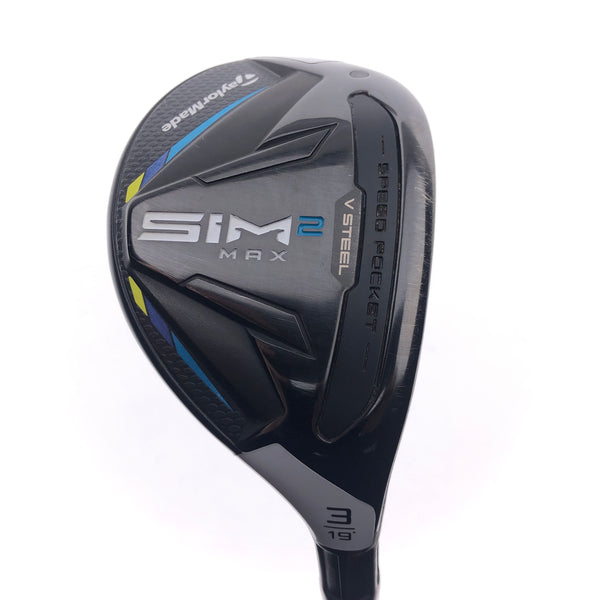 Used TaylorMade Sim2 Max Rescue 3 Hybrid / 19 Degrees / Stiff Flex