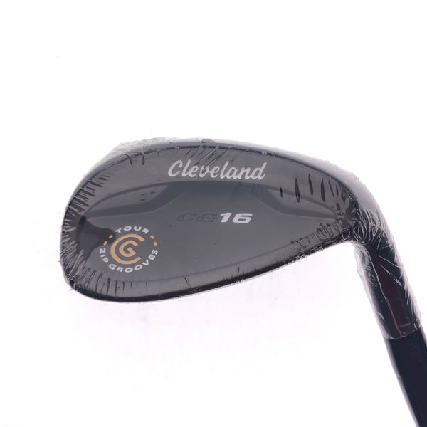 NEW Cleveland CG16 Black Pearl Lob Wedge / 60.0 Degrees / Wedge Flex - Replay Golf 