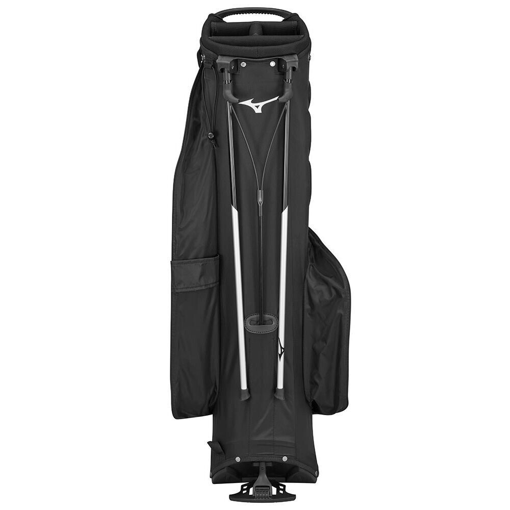 Mizuno BR-DRI Waterproof Golf Stand Bag (Black/Silver) - Replay Golf 