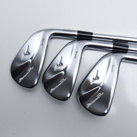 Used Mizuno Pro 245 Iron Set / 5 - PW / Stiff Flex