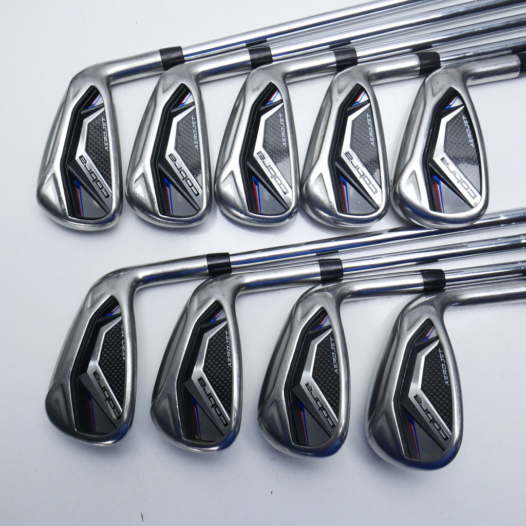 Used Cobra AeroJet Iron Set / 4 - SW + GW / Stiff Flex