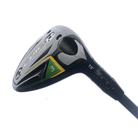 Used Callaway EPIC Flash Sub Zero 3 Fairway Wood / 15 Degrees / X-Stiff Flex