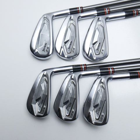 Used Srixon ZX4 & ZX5 MKII Combo Iron Set / 5 - PW / Regular Flex