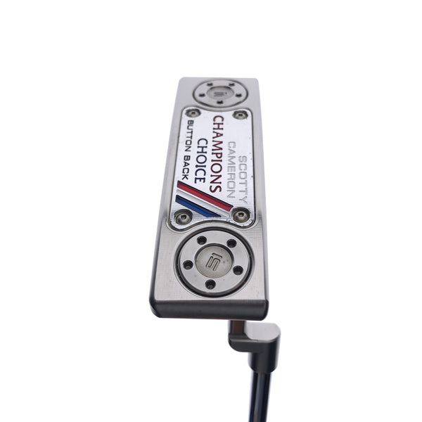 Used Scotty Cameron Champions Choice Button Back Newport 2+ Putter / 34.0 Inches - Replay Golf 