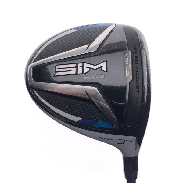 Used TaylorMade SIM Max Rocket 3 Fairway Wood / 14 Degrees / X-Stiff Flex