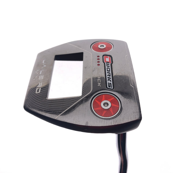 Used Odyssey O-Works Black Jailbird Mini Putter / 33.5 Inches